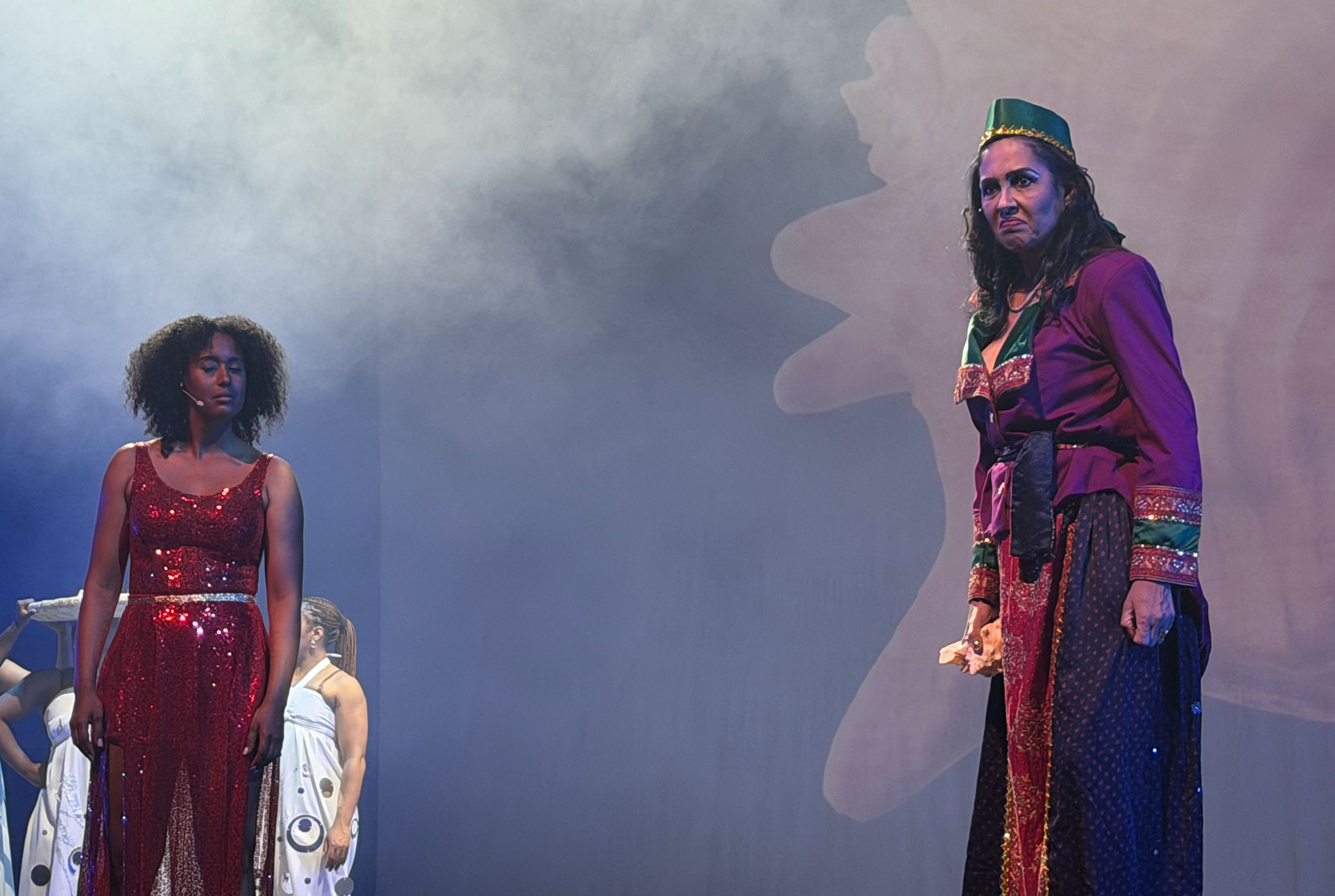 Cast of Ayiti Bèl Nanm on stage at the Adrienne Arsht Center in Miami