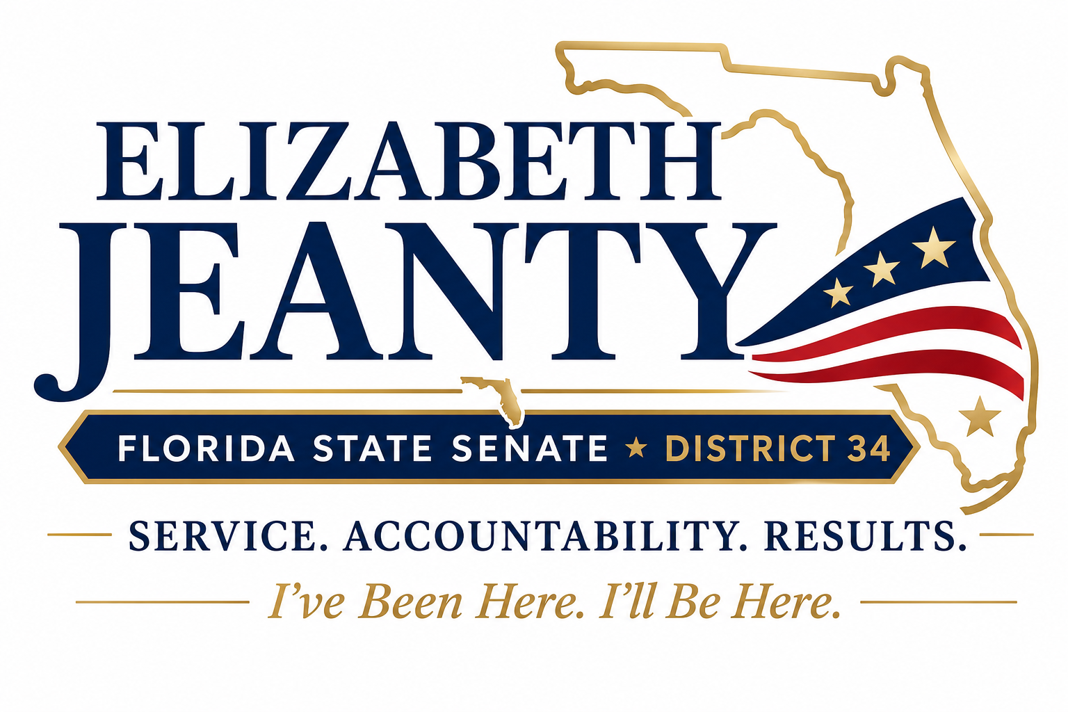 Elizabeth Jeanty for Florida State Senate · District 34 logo